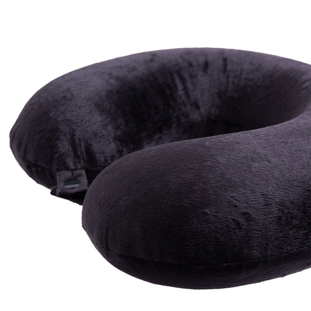 Royal Comfort Memory Foam Travel Neck Pillow Black 3