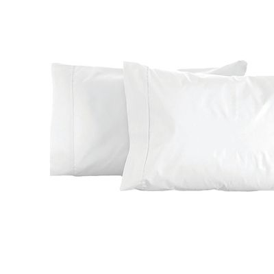 Jenny McLean Porto 400TC Cotton Sateen King Pillowcase White