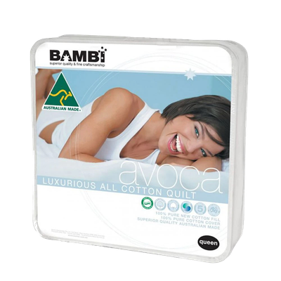 Bambi Avoca Cotton Lightweight Summer Quilt N