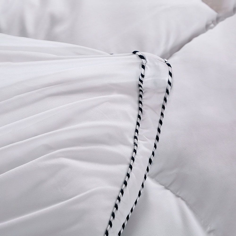 Royal Comfort Luxury Bamboo and Microfibre Mattress Topper 1000 GSM Piped Edge