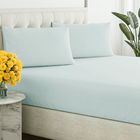 Renee Taylor 300 Thread Count 100% Organic Cotton Fitted and Pillow Case Set