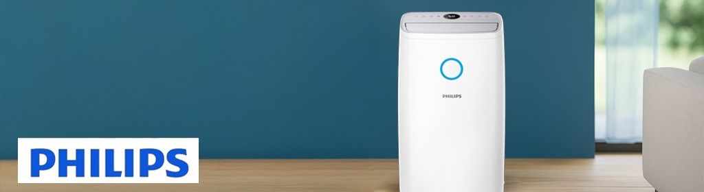 Philips 3000 Series Compressor Dehumidifier 34L Desktop Banner