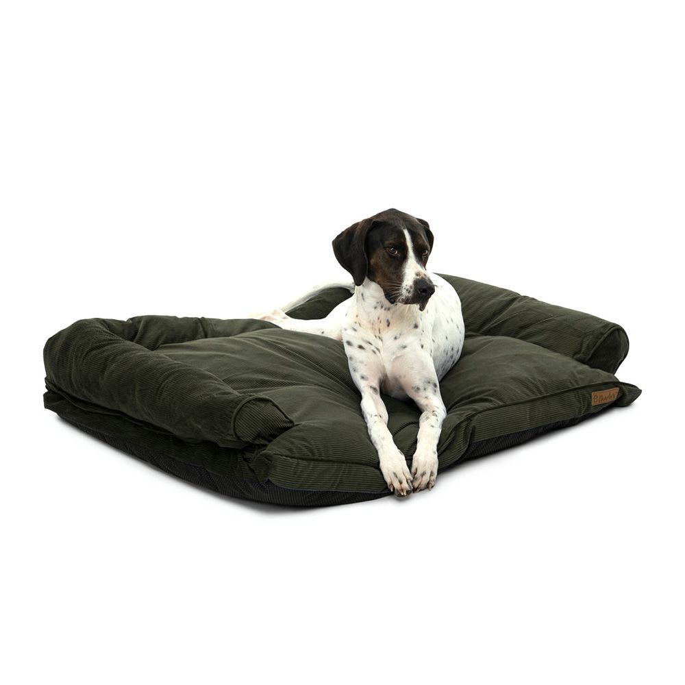 Charlie's Corduroy Dog Sofa Bed Green 3