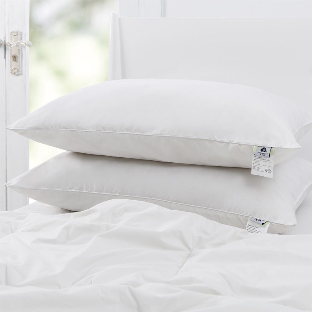 Wooltara Australian Wool Rich Pillow Low Profile Lifestyle