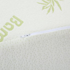 Dreamaker Multi-Purpose Bamboo Covered Wedge Pillow ZIpper closed