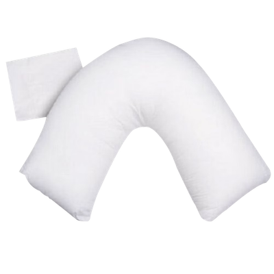 Bambi Sensitiva V Shape Boomerang Pillow and Cotton Pillowcase Thumbnail