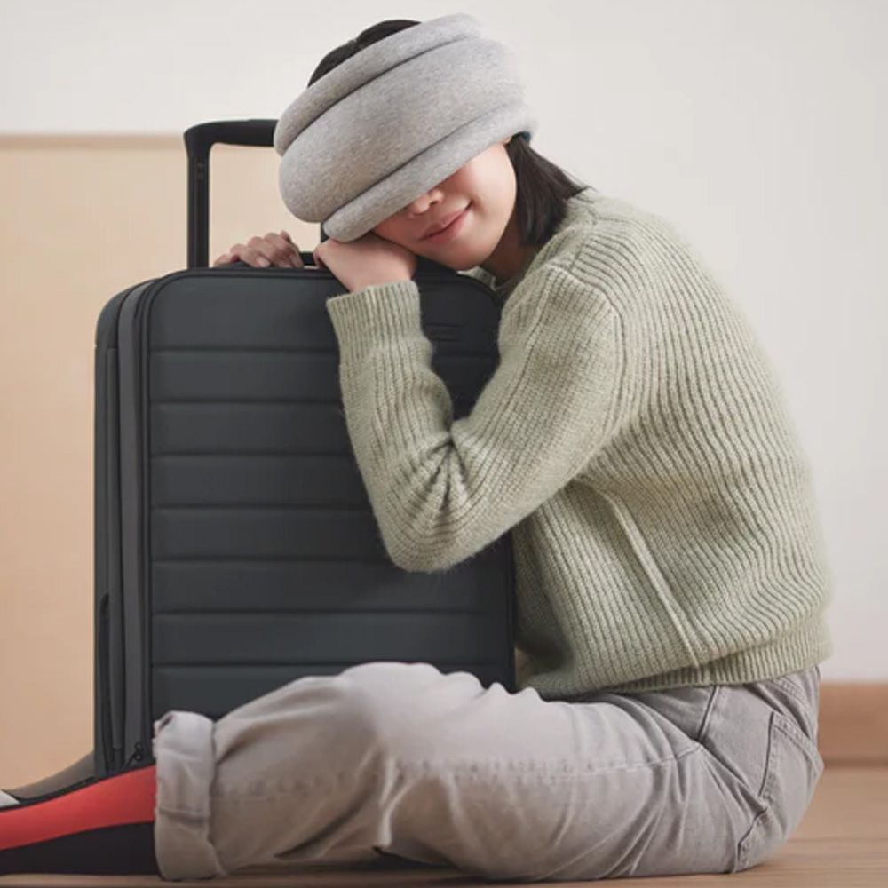 OstrichPillow Light Reversible Travel Pillow Lifestyle Image