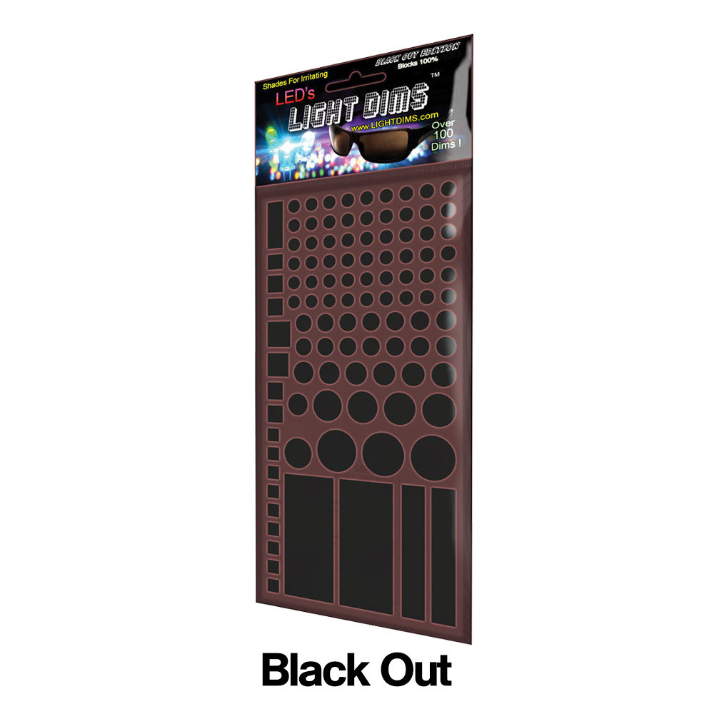 Light Reducing Stickers for Electronic Displays Blackout