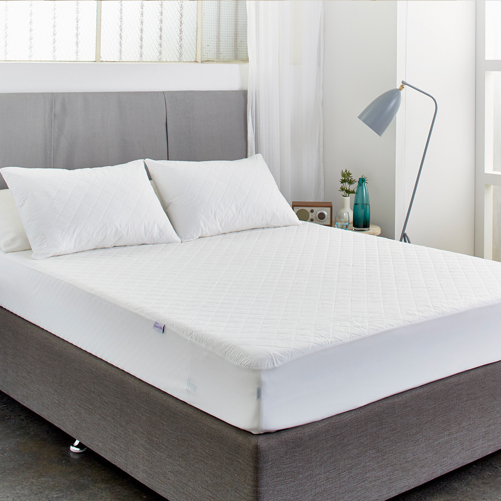 Protect-A-Bed Traditional Cotton Quilted Fitted Waterproof Mattress Protector
