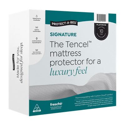 Protect-A-Bed Tencel Signature Jaquard Fitted Waterproof Mattress Protector