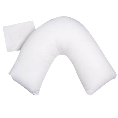 Bambi Sensitiva V Shape Boomerang Pillow and Cotton Pillowcase Thumbnail
