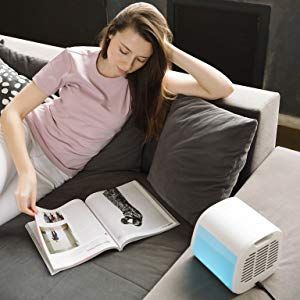 Portable air cooler, humidifier and air cleaner