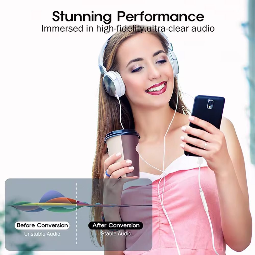 USB Type C to 3.5 mm Headphone Jack Adapter