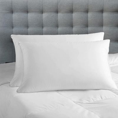 Royal Comfort Luxury Bamboo Blend Gusset Twin Pack Pillow