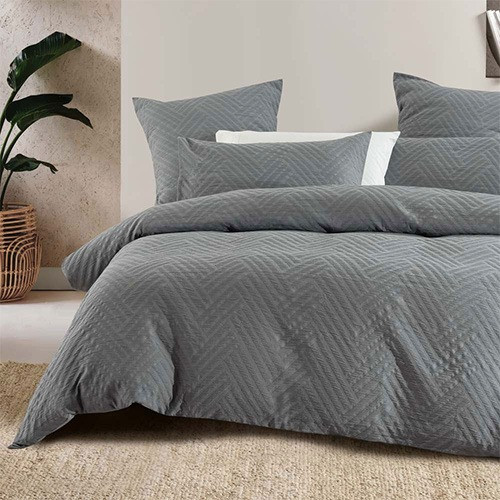 Bambury Panama Jacquard Quilt Cover Set Feature 1