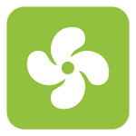 Digital air quality monitor Icon