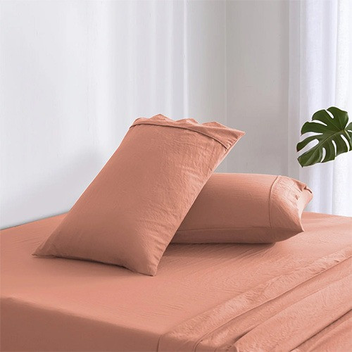 Dreamaker Superfine Pillowcase Pink Clay