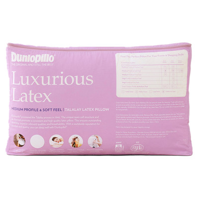 Dunlopillo Luxurious Latex Pillow Medium Profile and Soft Feel Thumbnail