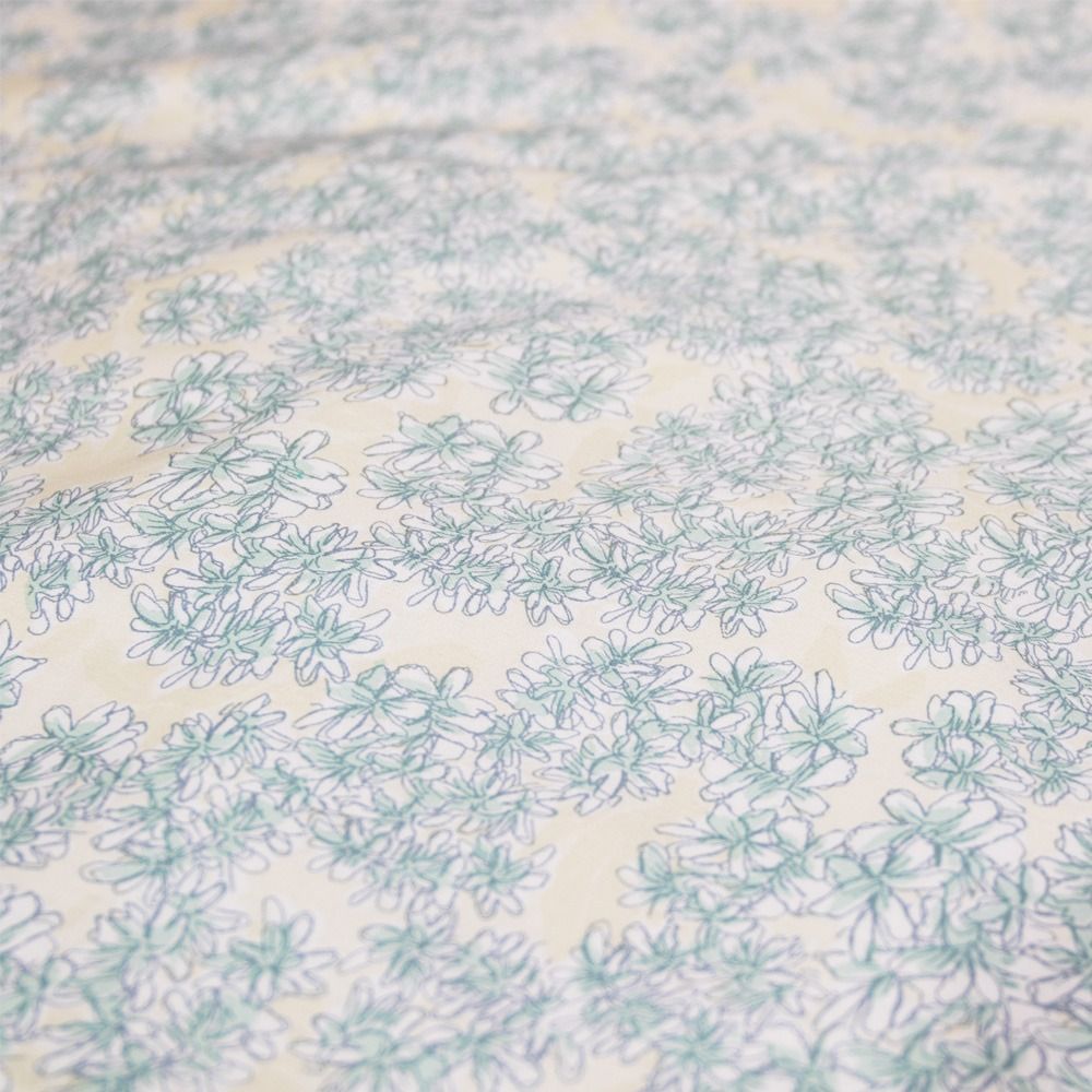 Print of gentle blooms