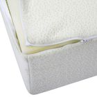 Dreamaker Multi-Purpose Bamboo Covered Wedge Pillow Zipper Open