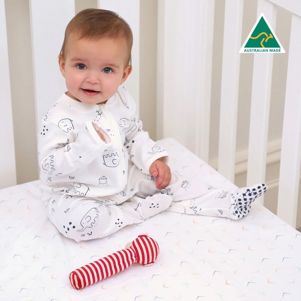 Dunlop Foam MyBub Baby Cot Mattress Lifestyle