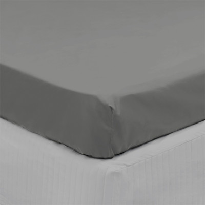 Algodon Fitted Sheet Charcoal