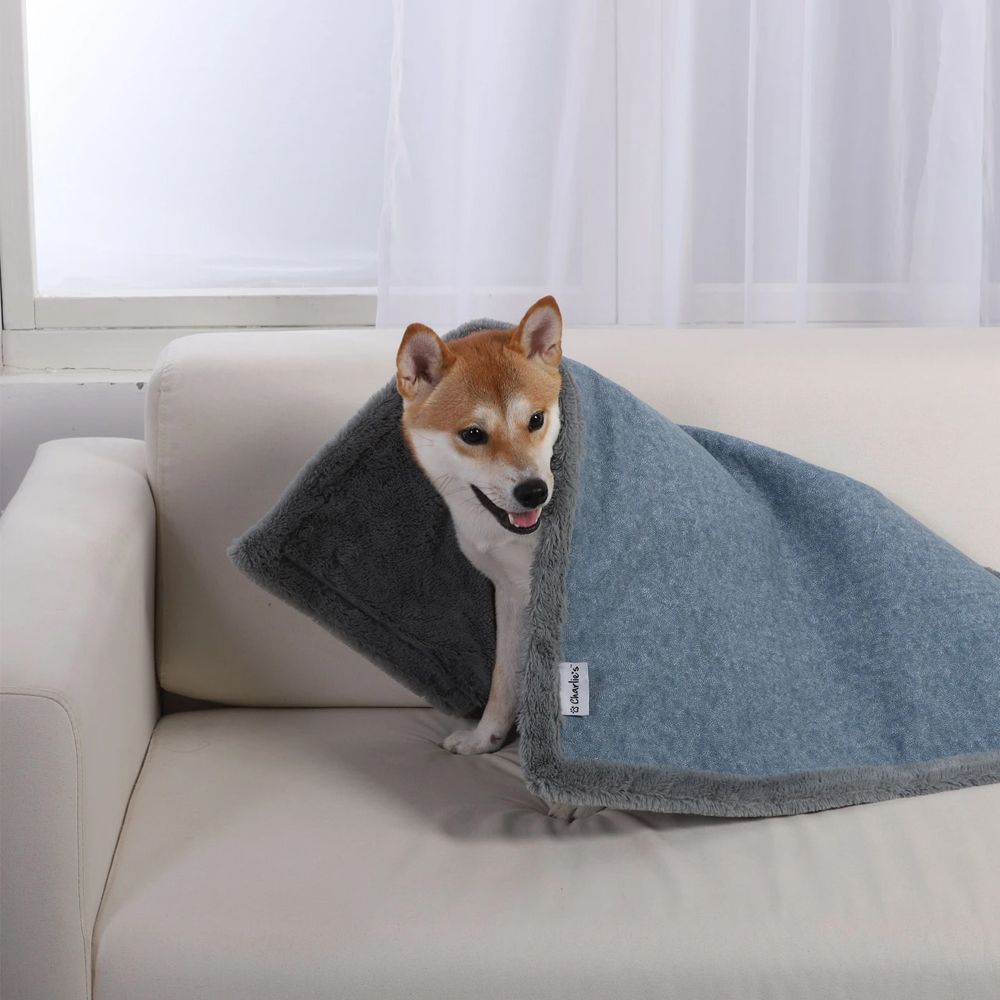 Charlie's Pet Reversible Faux Fur Winter Pet Blanket Base