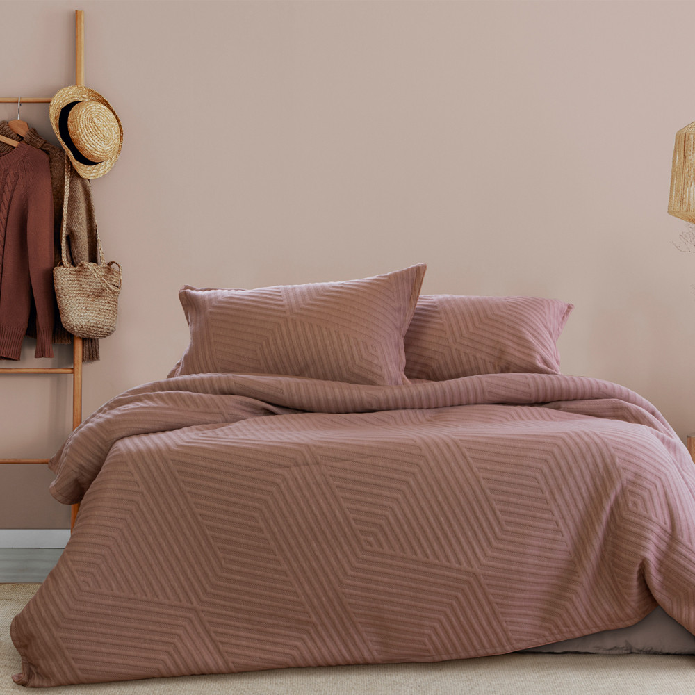 Ardor Boudoir Alton Jacquard Quilt Cover Set