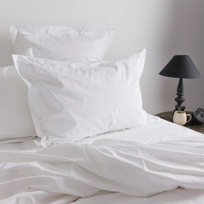 ecoLinen Organic Cotton Pillowcase White
