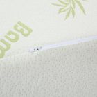 Dreamaker Multi-Purpose Bamboo Covered Wedge Pillow ZIpper closed