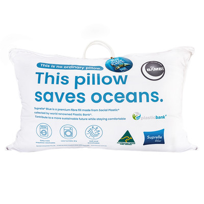 Bambi Advansa Suprelle Blue Fibre Fill Pillow 3