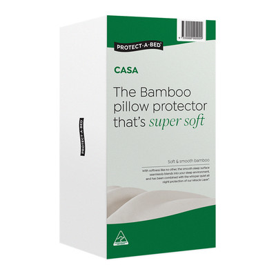 Protect-A-Bed Super Soft Bamboo Jersey Fitted Pillow Protector