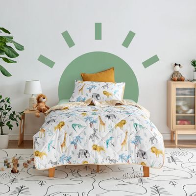 Jack & Ava At The Zoo Comforter Set