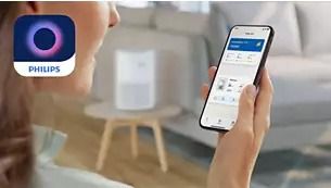 Follow the smart filter status indicator on your device