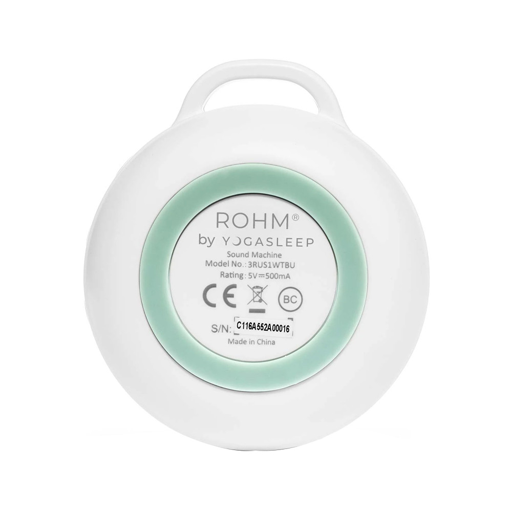 Rohm Portable White Noise Sound Machine Back
