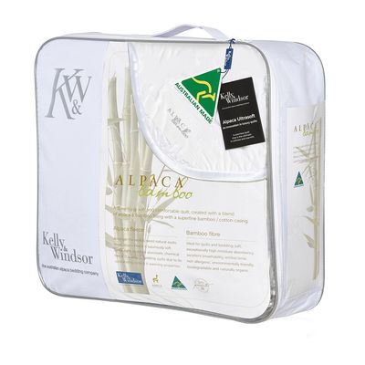 Kelly and Windsor His and Hers Blend Bamboo Alpaca Quilt