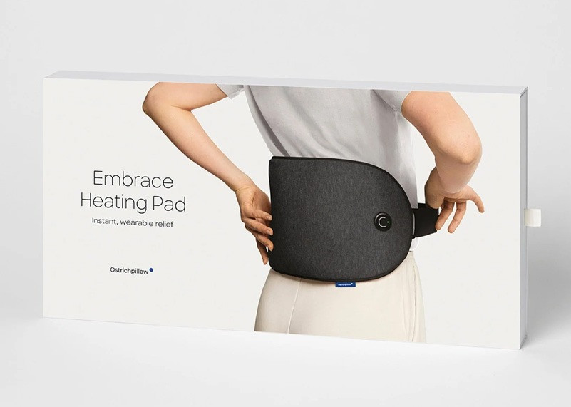 OstrichPillow Embrace Heating Pad packaging