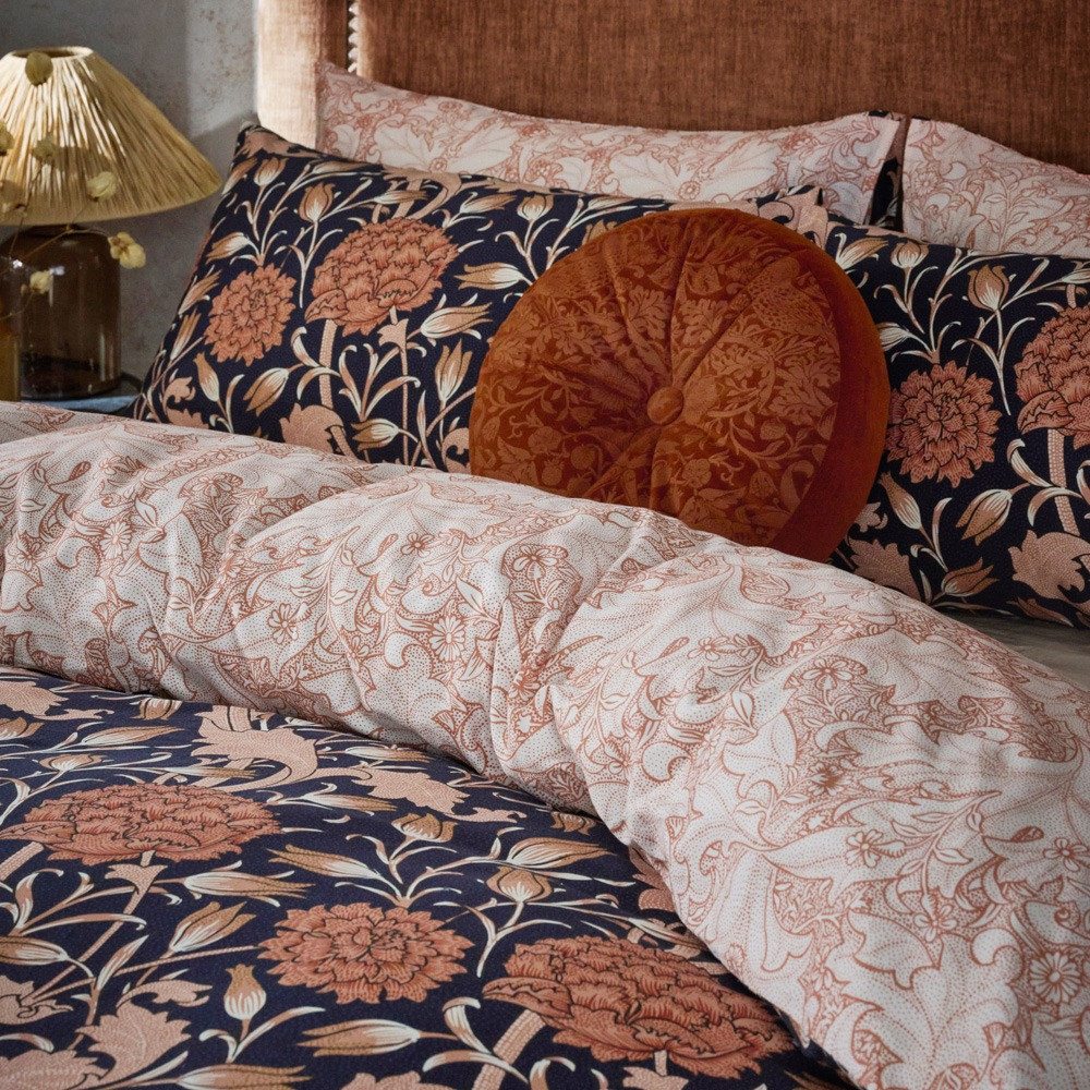 William Morris At Home Wild Tulip Cotton Quilt Cover Set