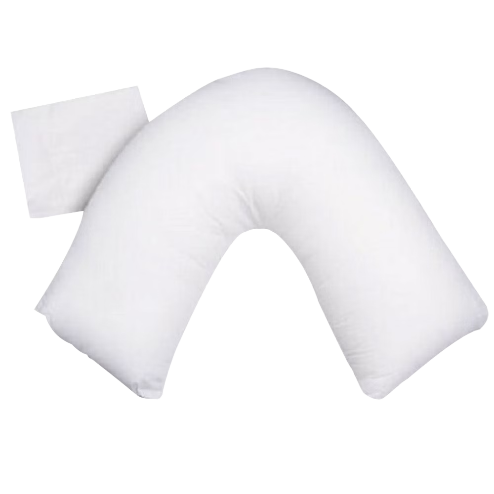 Bambi Sensitiva V Shape Boomerang Pillow and Cotton Pillowcase Thumbnail