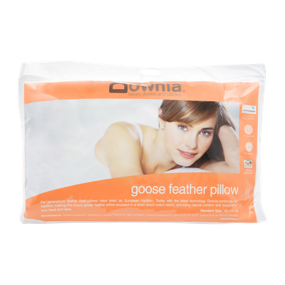 Downia Goose Feather Pillow Side