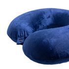 Royal Comfort Memory Foam Travel Neck Pillow Blue 2