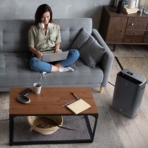 Happy family smiling