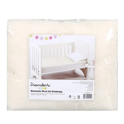 Dreamaker Baby Washable Wool Cot Underlay