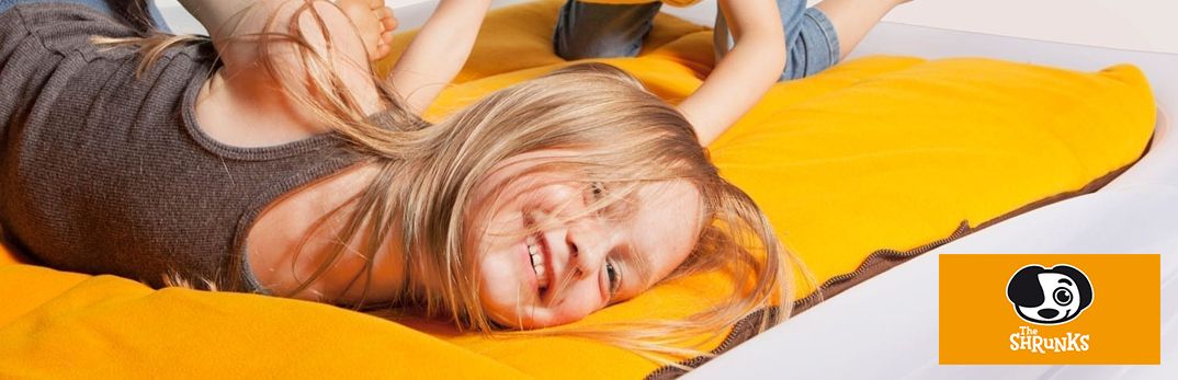 The Shrunks Indoor Toddler Travel Bed with Electric Pump Banner