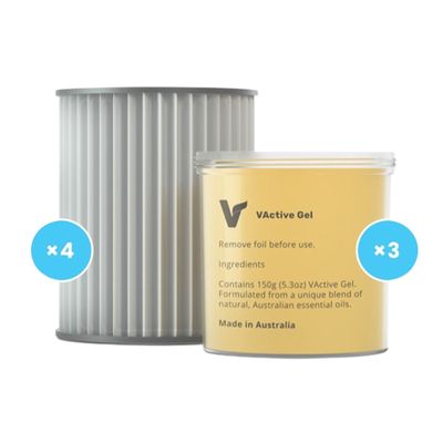 VBreathe Gel and Filter Replacment Pack