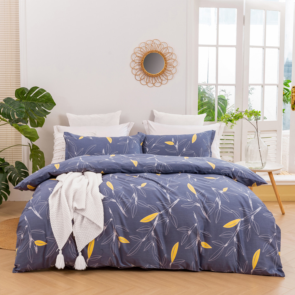 Dreamaker Botanical 100% Cotton Quilt Cover Set