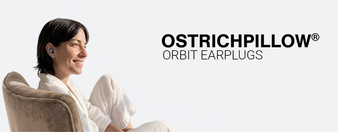 OstrichPillow Orbit Earplugs Mobile Banner