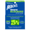 Mack's Snore Blockers Soft Foam Earplugs 12 Pairs-Single