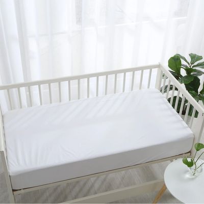 Dreamaker Bamboo Cotton Jersey Waterproof Cot Mattress Protector