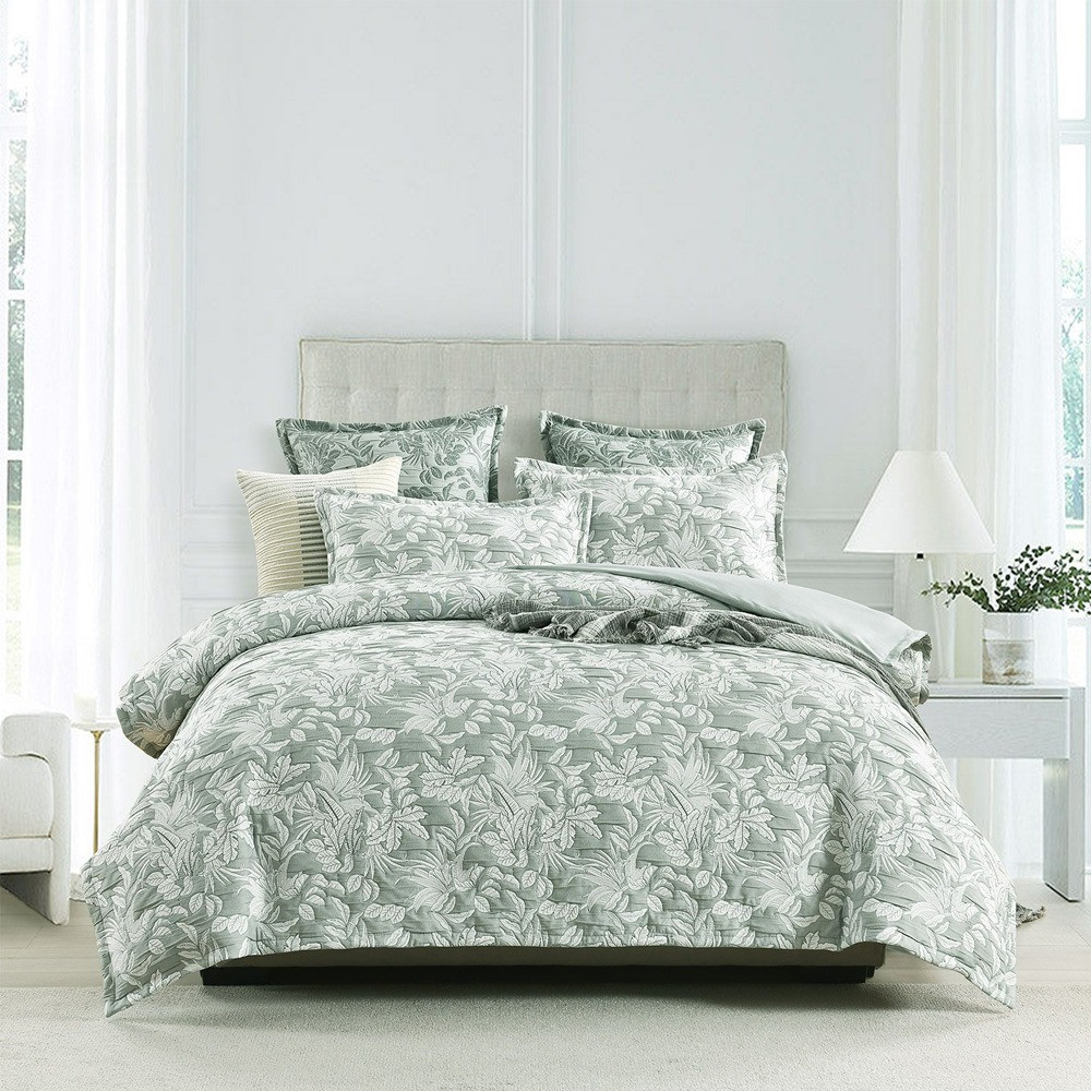 Renee Taylor Indiana Jacquard Quilt Cover Set